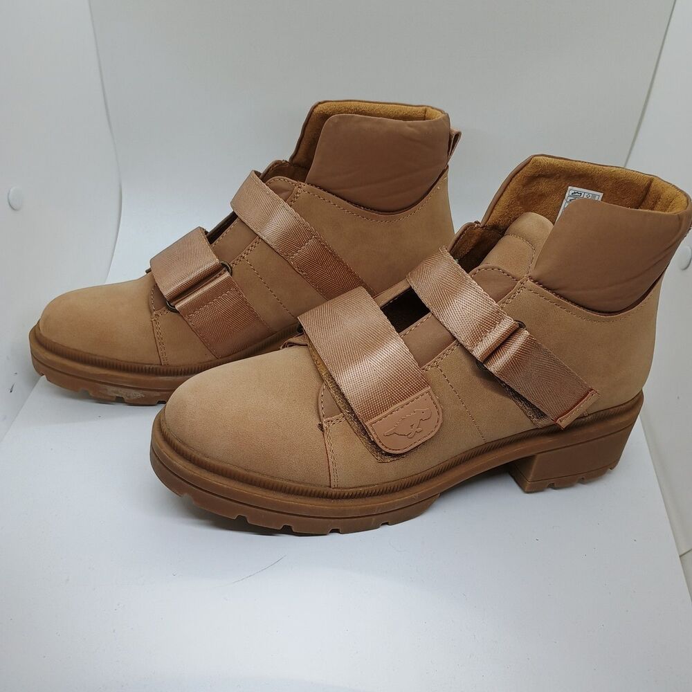 Rocket Dog Ankle Boots Women’s Size 9 Tan Chunky